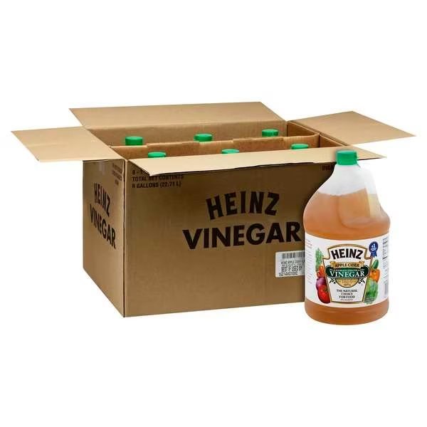 Heinz Apple Cider Flavor Plastic Vinegar 1 gal. Jug, PK6, Heinz, Mfr#: 10013000007624